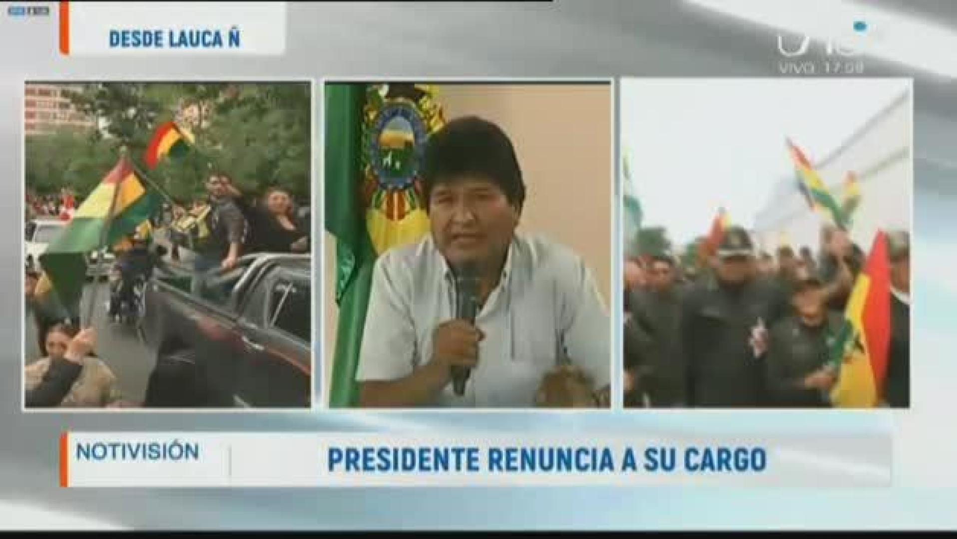 Evo Morales dimite como presidente de Bolivia