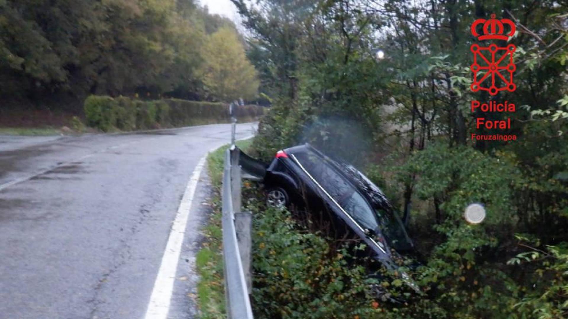 Investigado por sufrir un accidente en Atez bajo las influencias del alcohol