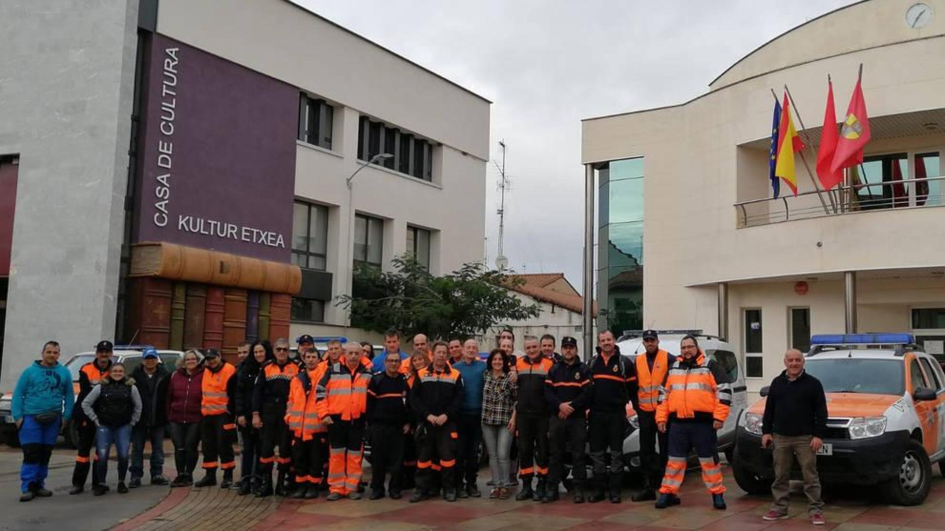 Treinta y cinco voluntarios asisten en Sartaguda a un curso sobre inundaciones