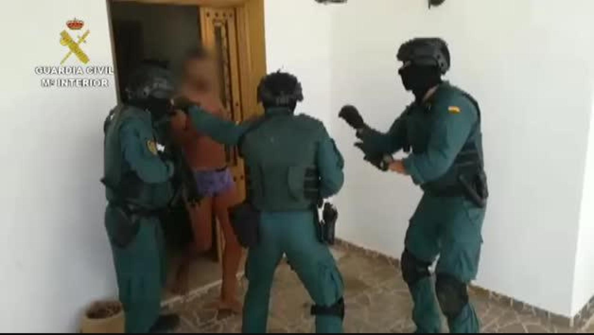 Operación policial contra el tráfico de hachís