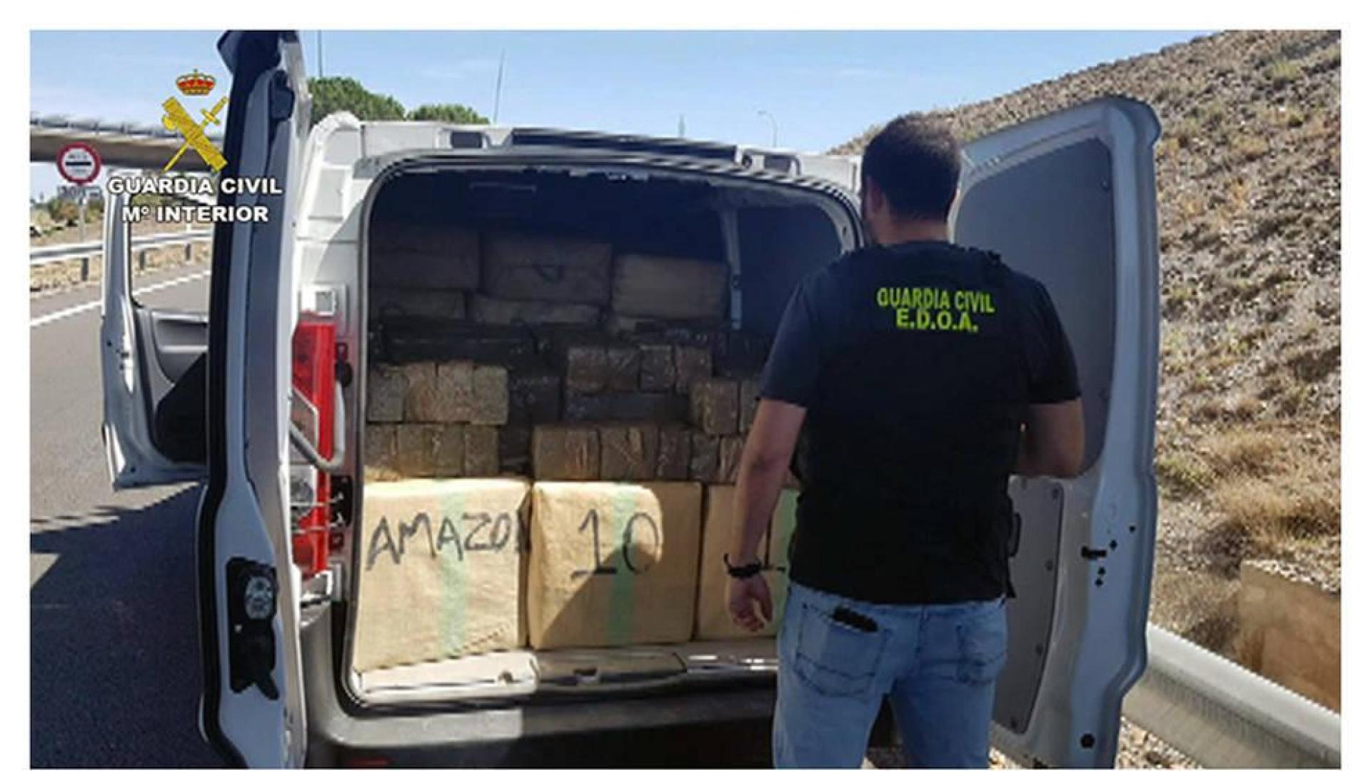 Desarticulan una red de tráfico de hachís en una operación realizada en parte en Tudela