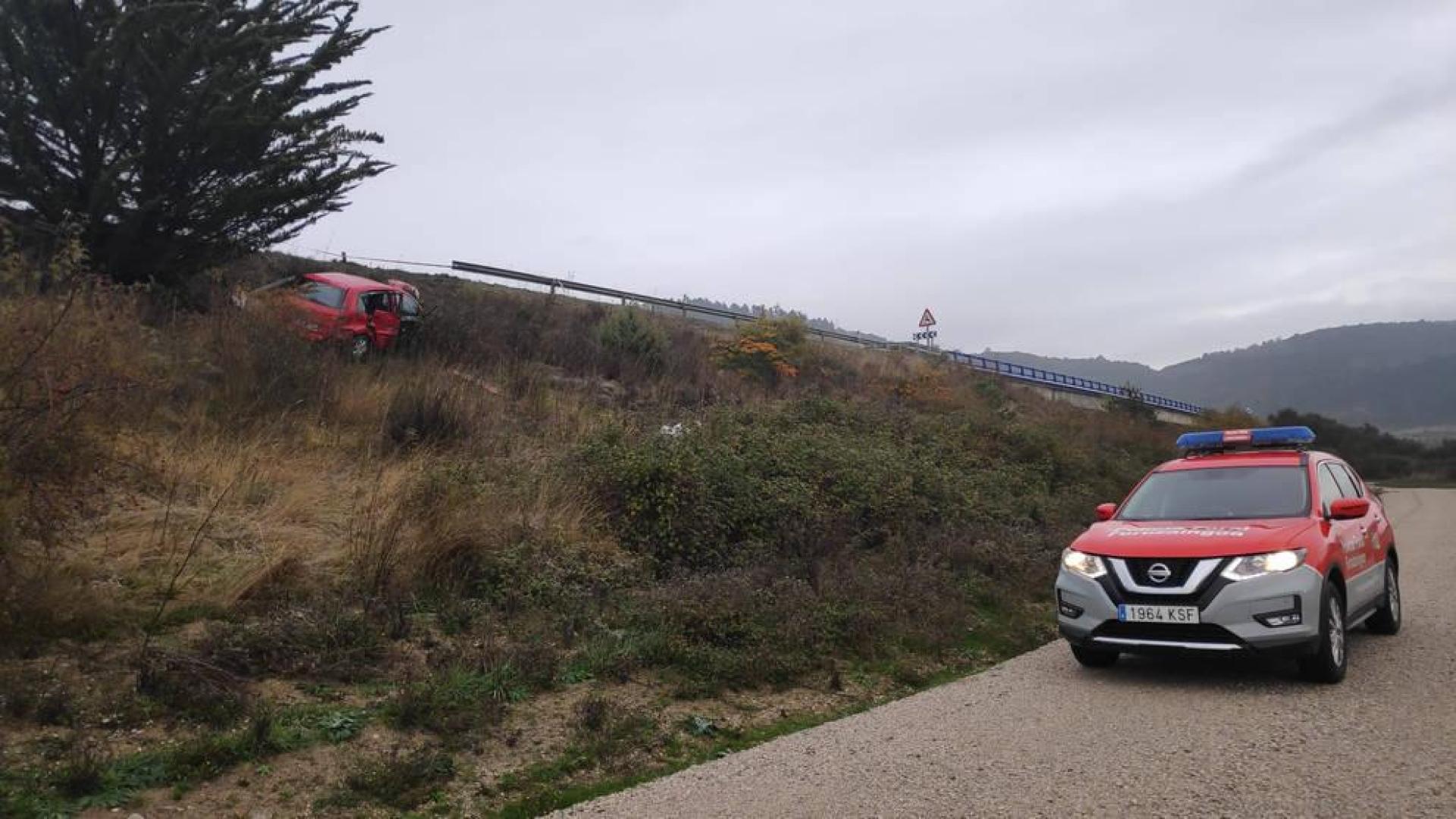 Trece personas heridas en 36 accidentes atendidos durante el fin de semana en Navarra