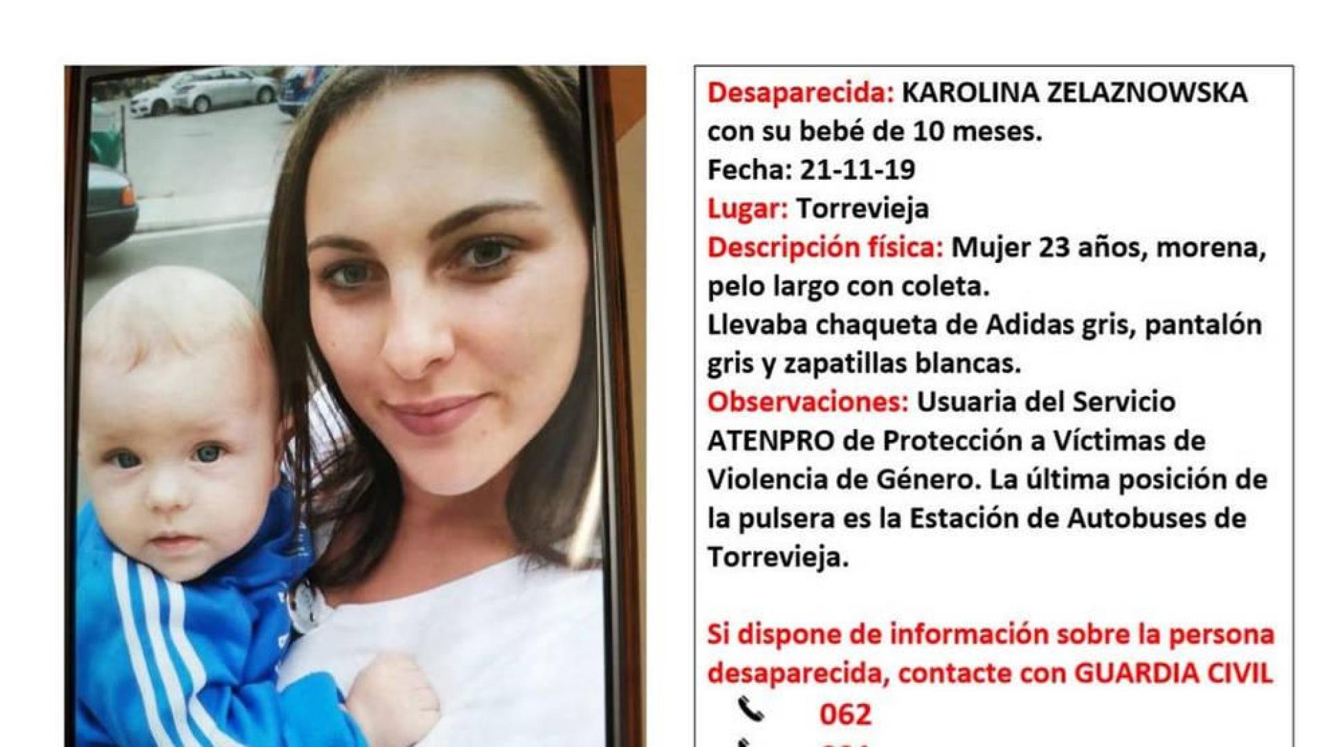 Buscan a una mujer y a su bebé, desaparecidos en Torrevieja