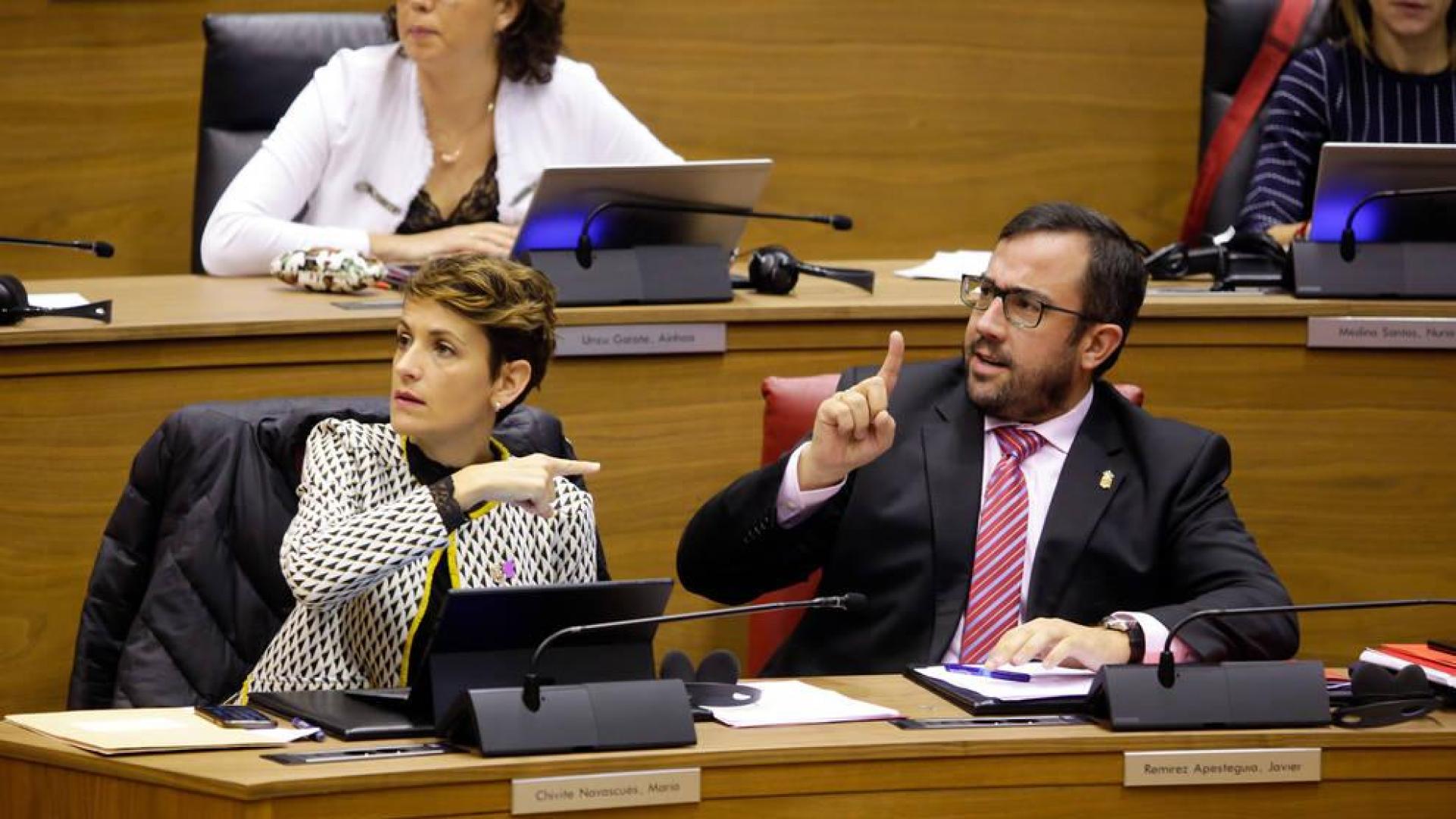 Chivite defiende una reforma fiscal que EH Bildu enmendará en su totalidad