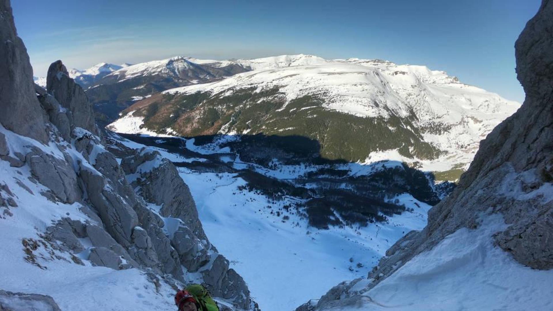 Mikel Zabalza: "Fue la escalada más dura que he vivido en Pirineos"