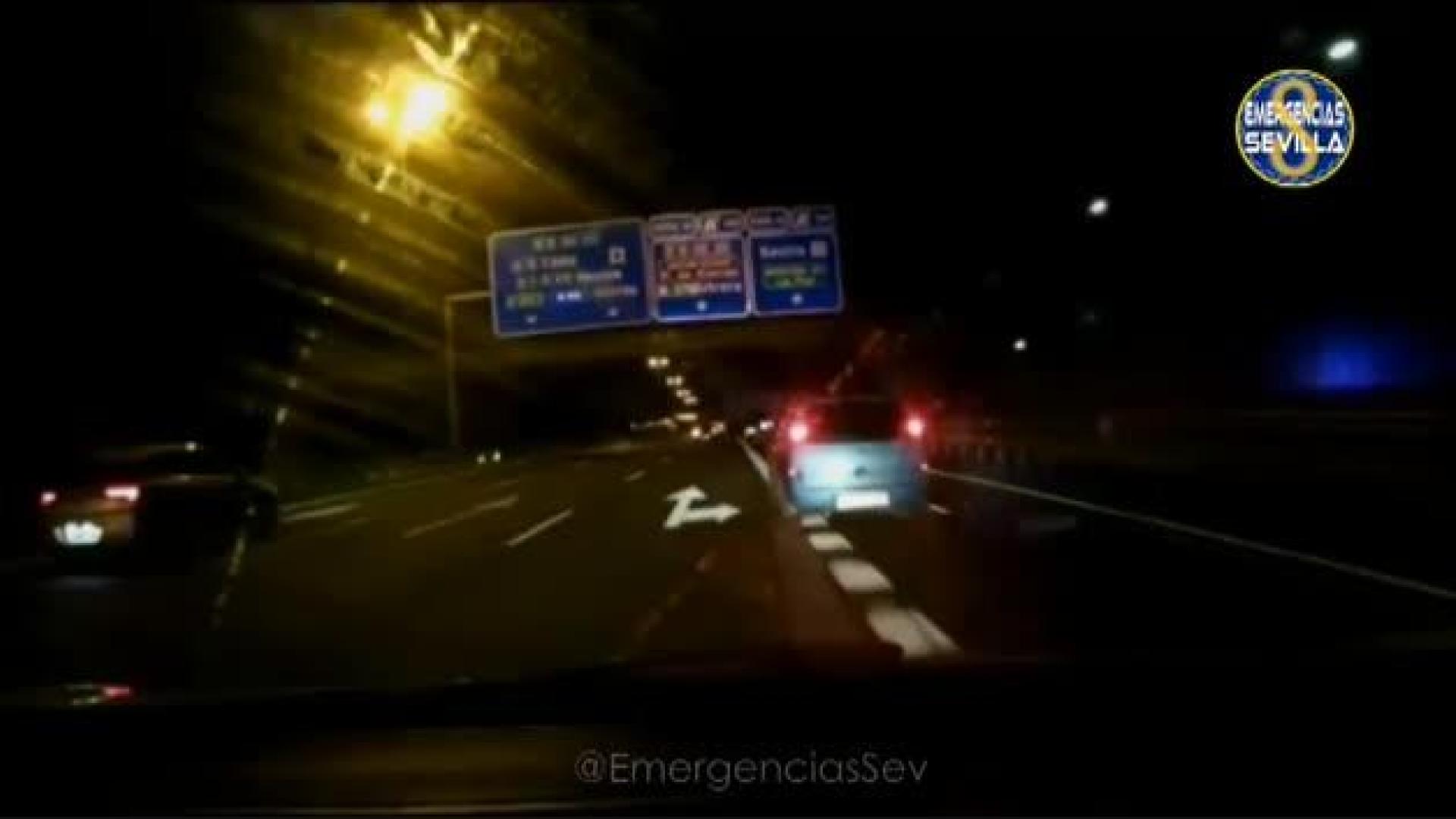 Espectacular persecución policial en Sevilla