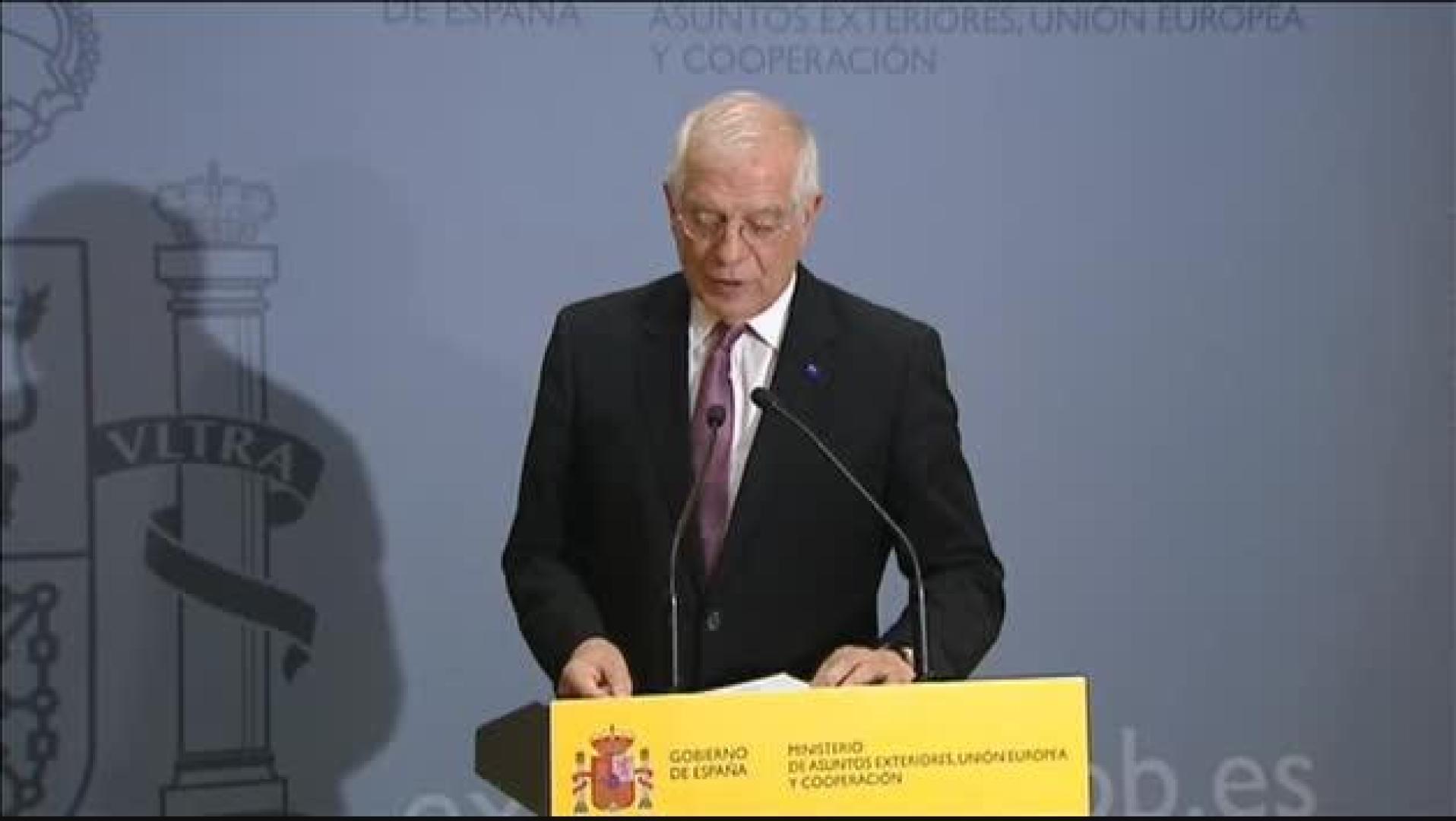 Borrell en su despedida como ministro: "Seguiré preocupándome por esta gran nación"