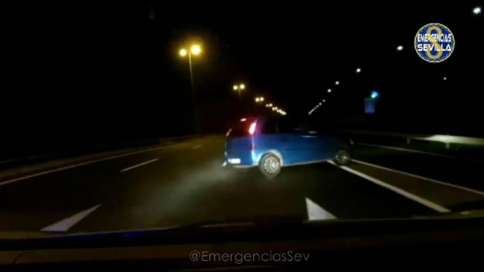 Espectacular persecución policial en Sevilla