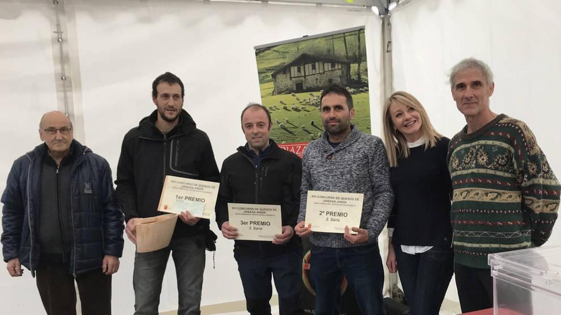 Estella eligió un queso de Eulate como el mejor de Urbasa-Andía