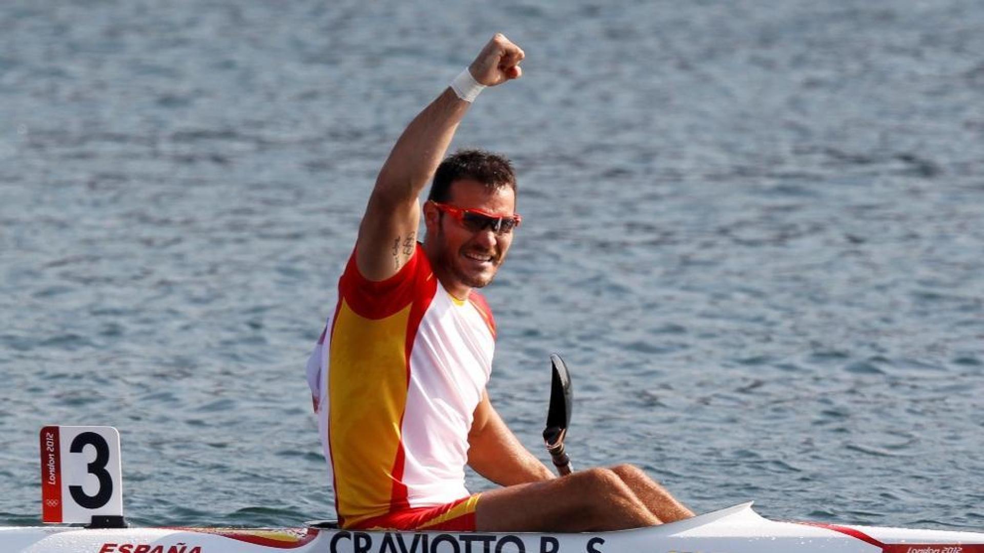 Saul Craviotto, medalla de plata en K1 200