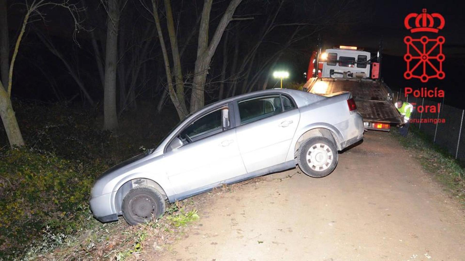 Un herido grave arrollado por un coche que había sufrido un accidente en Sartaguda