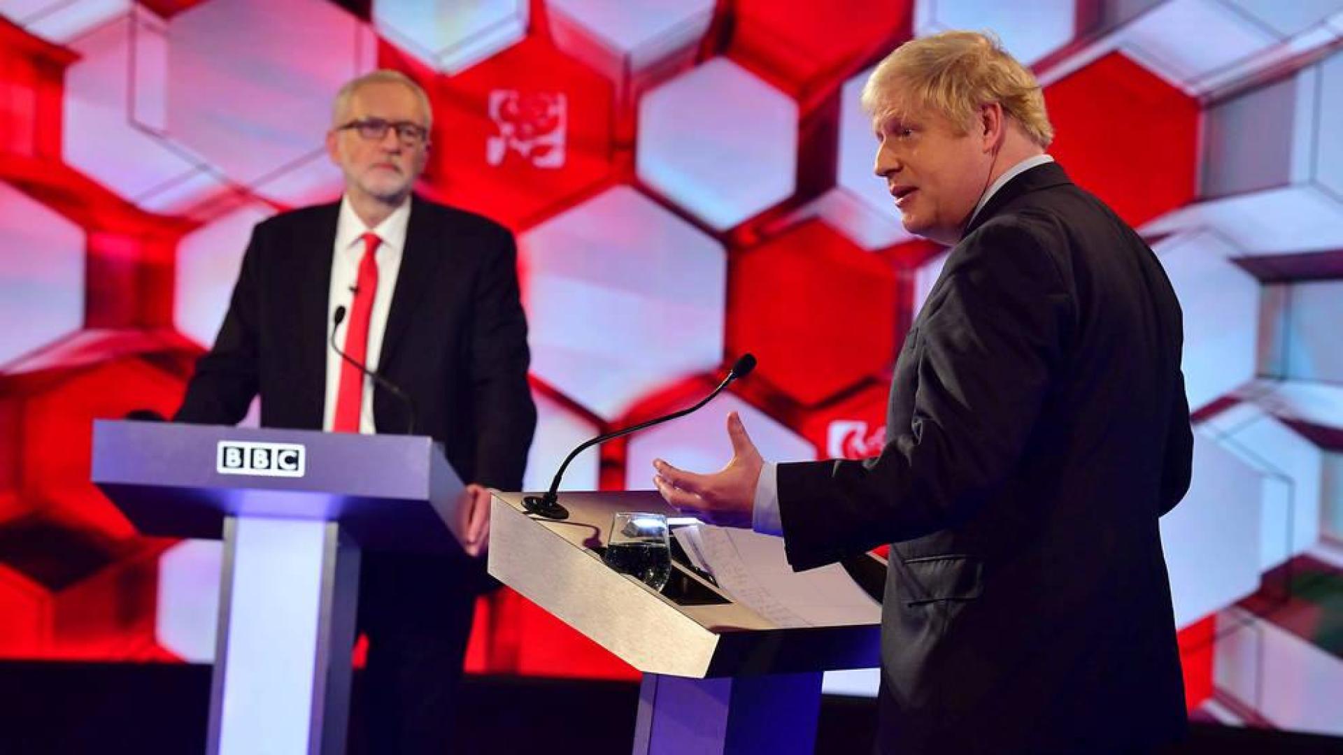 Johnson logra una ligera ventaja en el último cara a cara frente a Corbyn