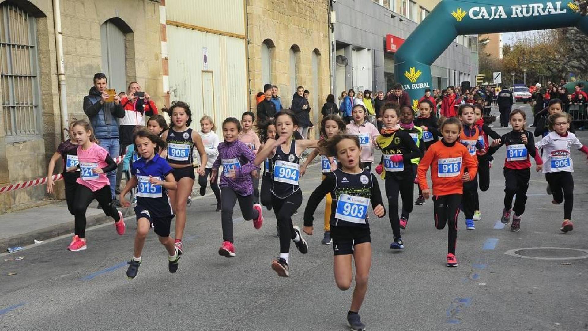 Galería de fotos de las carrera celebrada este domingo en Tafalla.