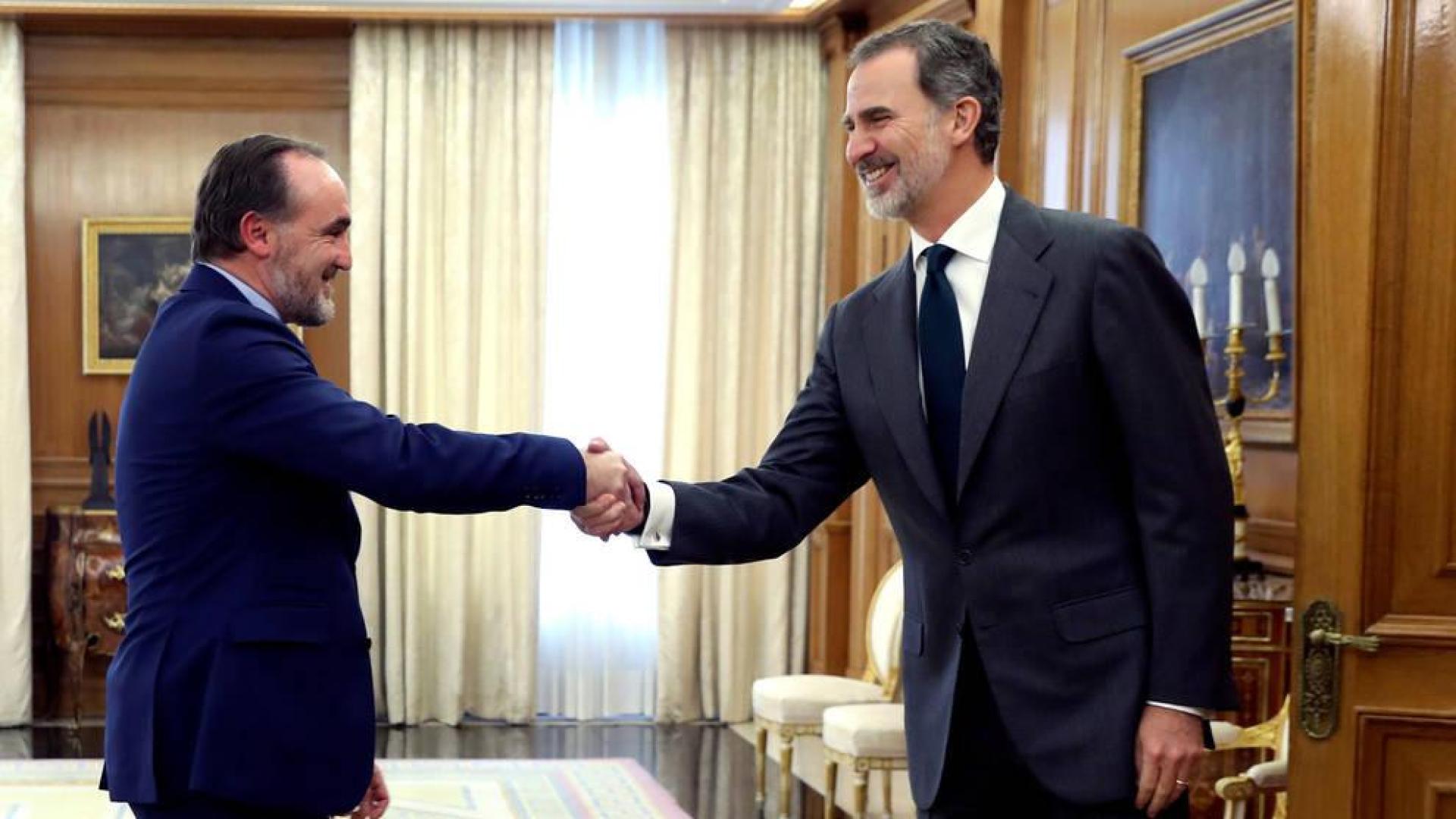 UPN traslada al Rey su 'no' a un gobierno en manos de ERC