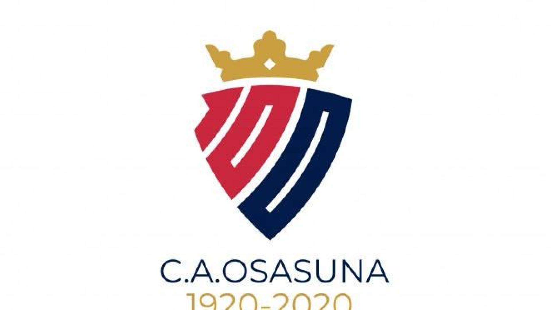 Logotipo del centenario de Osasuna.