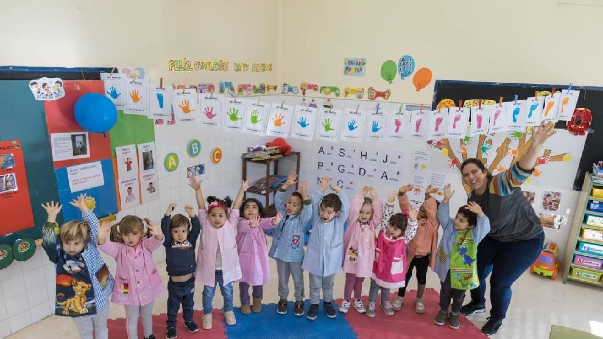 Foto del alumnado del CP Juan de Jerusalén de Cabanillas