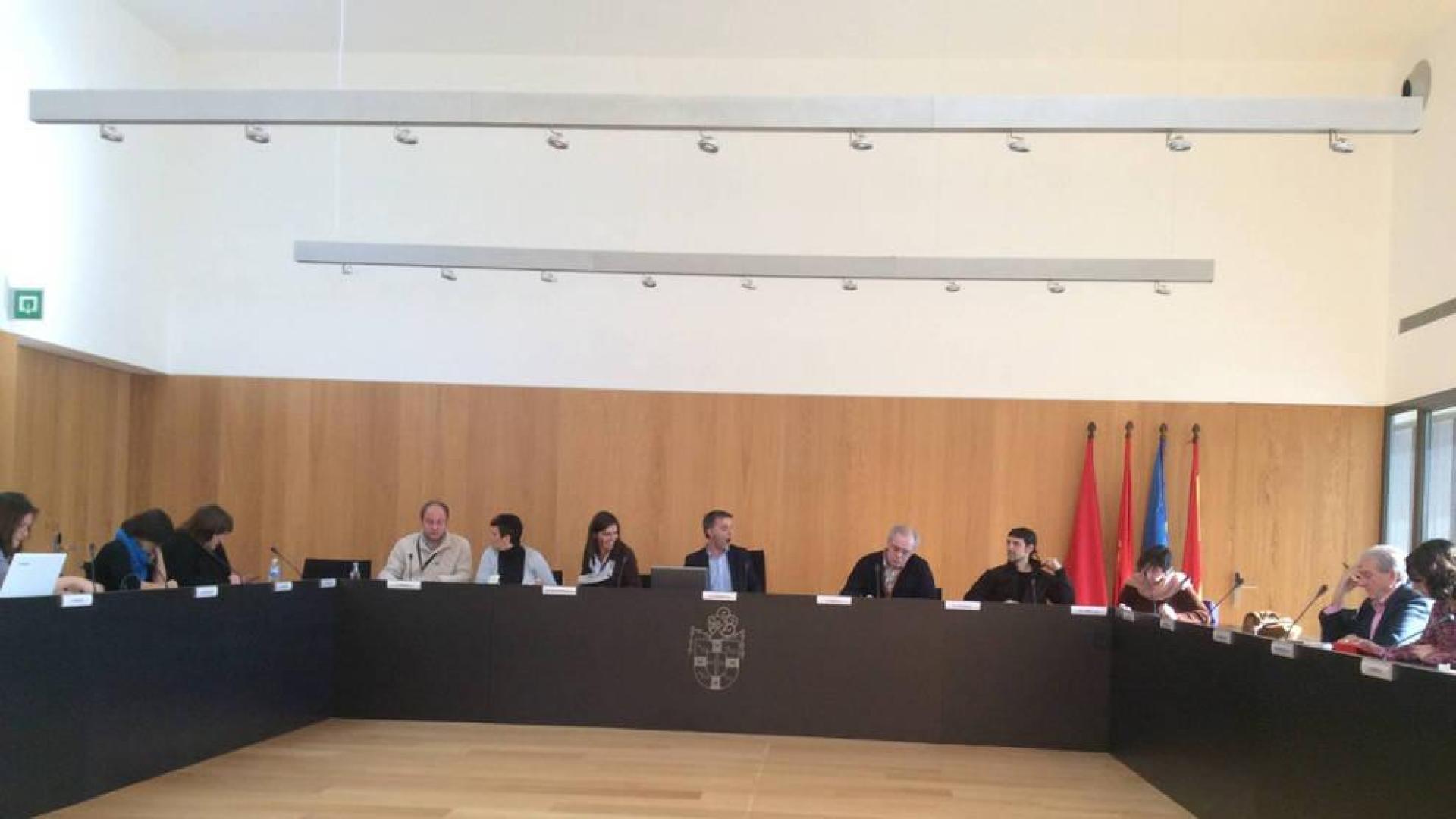 Imagen de un pleno anterior del Ayuntamiento del Valle de Egüés.