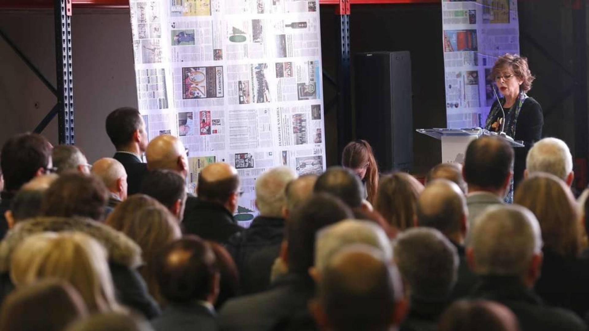 Más de 150 personas han asistido este jueves al evento Marca Navarra organizado por Diario de Navarra en las instalaciones de su rotativa
