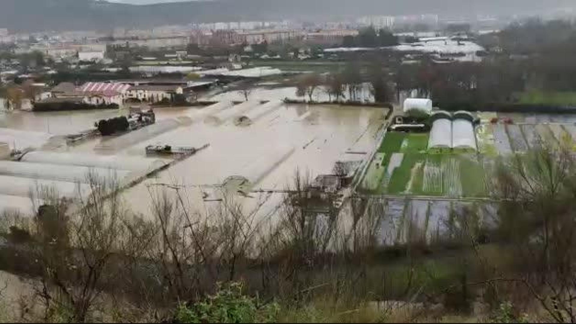 Inundaciones en Pamplona - Huertas de la Magdalena