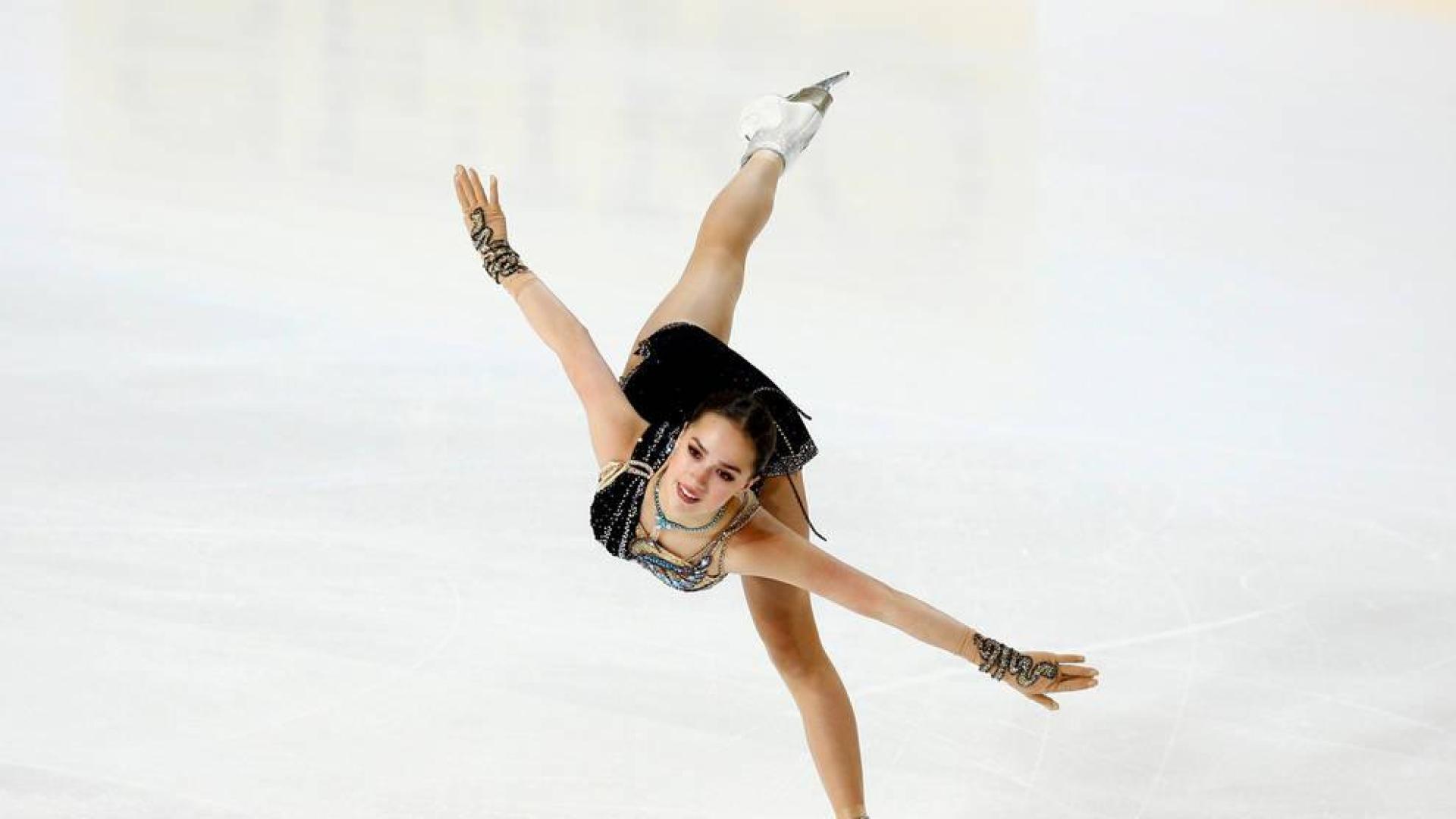 La patinadora artística rusa Alina Zagitova, oro en los Juegos Olímpicos de Invierno de Pyeongchang 2018