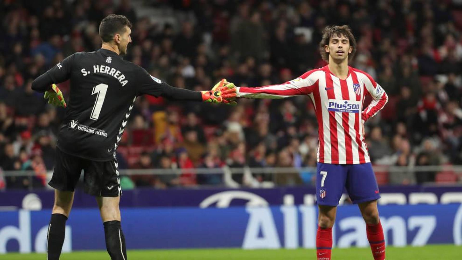 Sergio Herrera firma una primera parte excepcional contra el Atlético