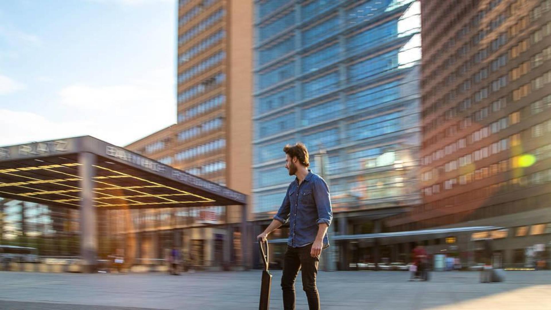 Audi se sube al patinete