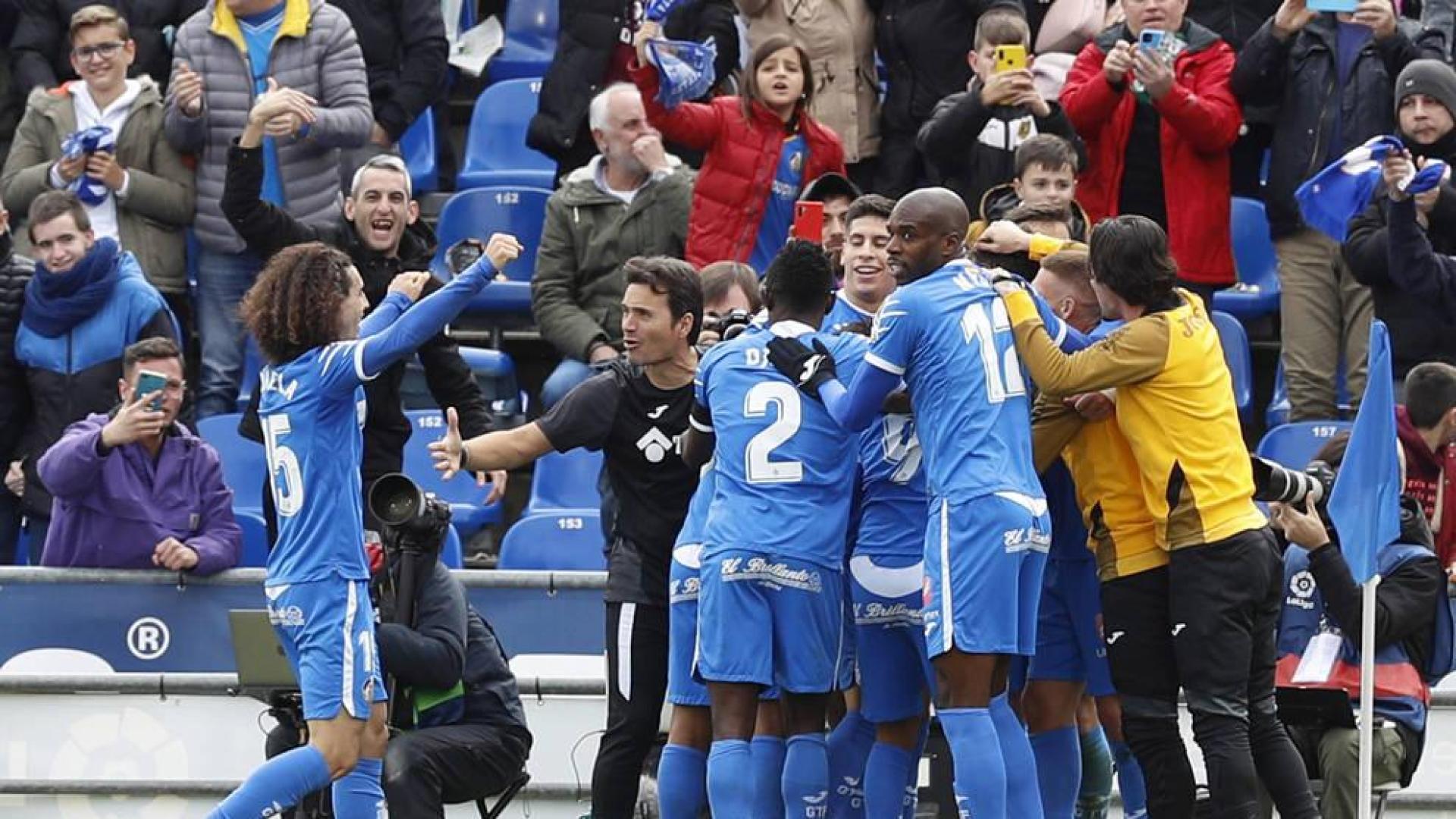 El Getafe gana al Valladolid y se coloca en puestos de Liga de Campeones