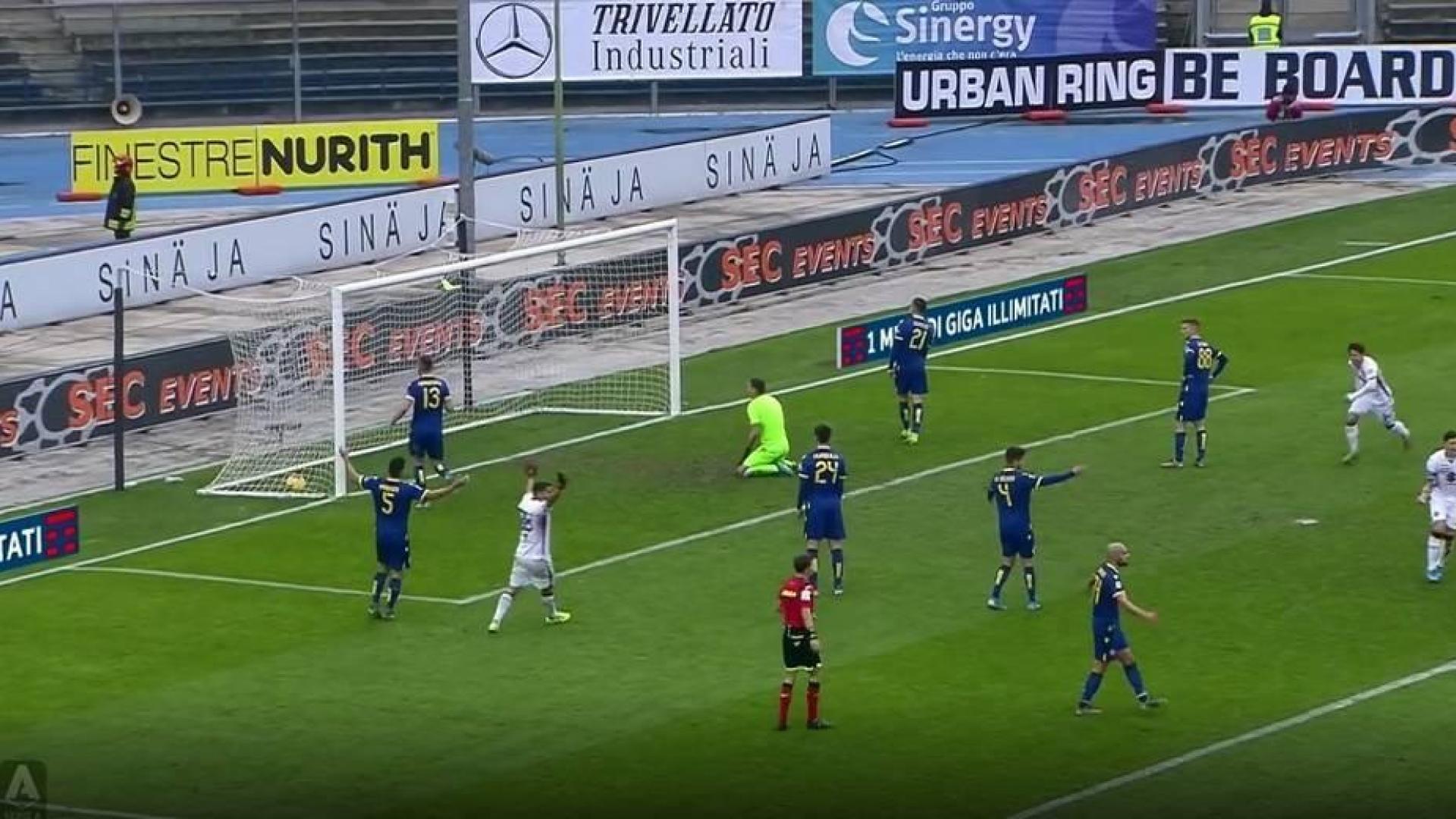 El golazo de Berenguer ante el Hellas Verona