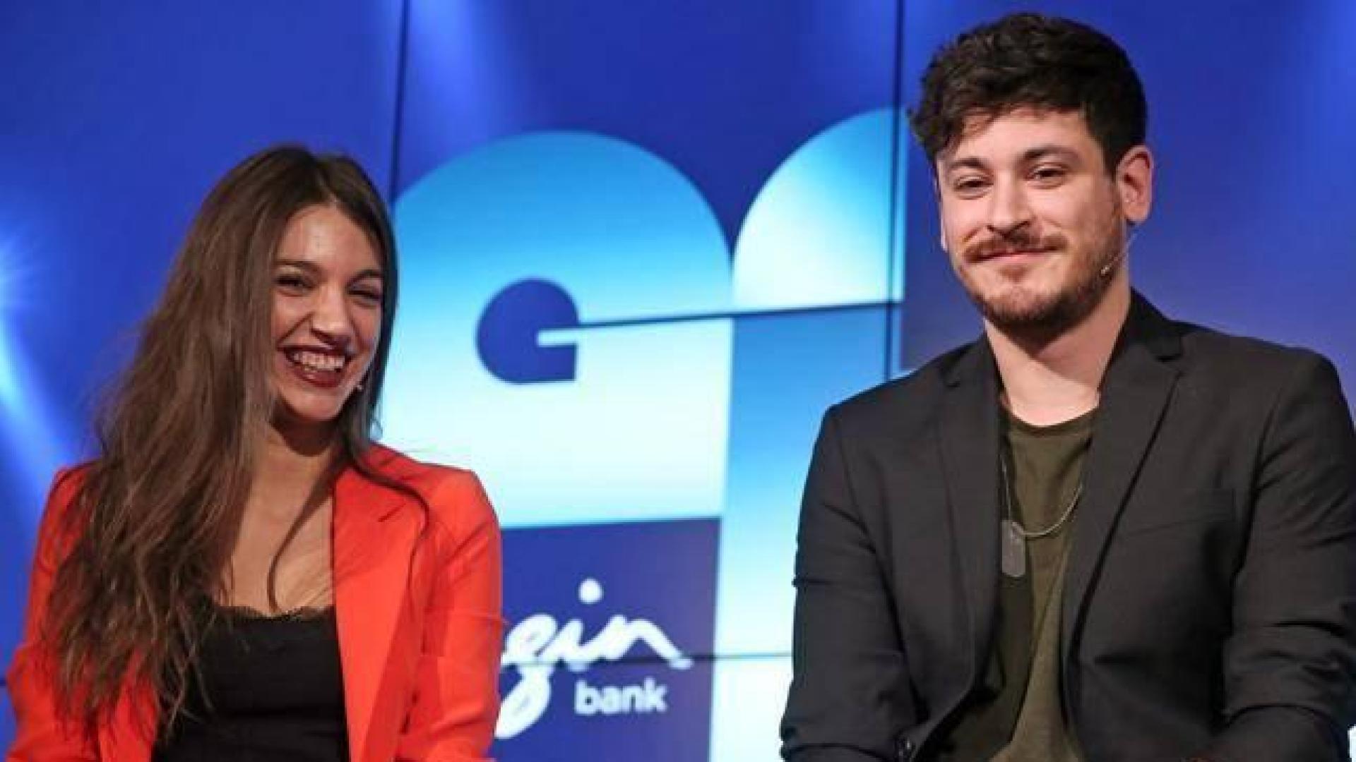 foto de Ana Guerra y Luis Cepeda, en la presentación de la gira