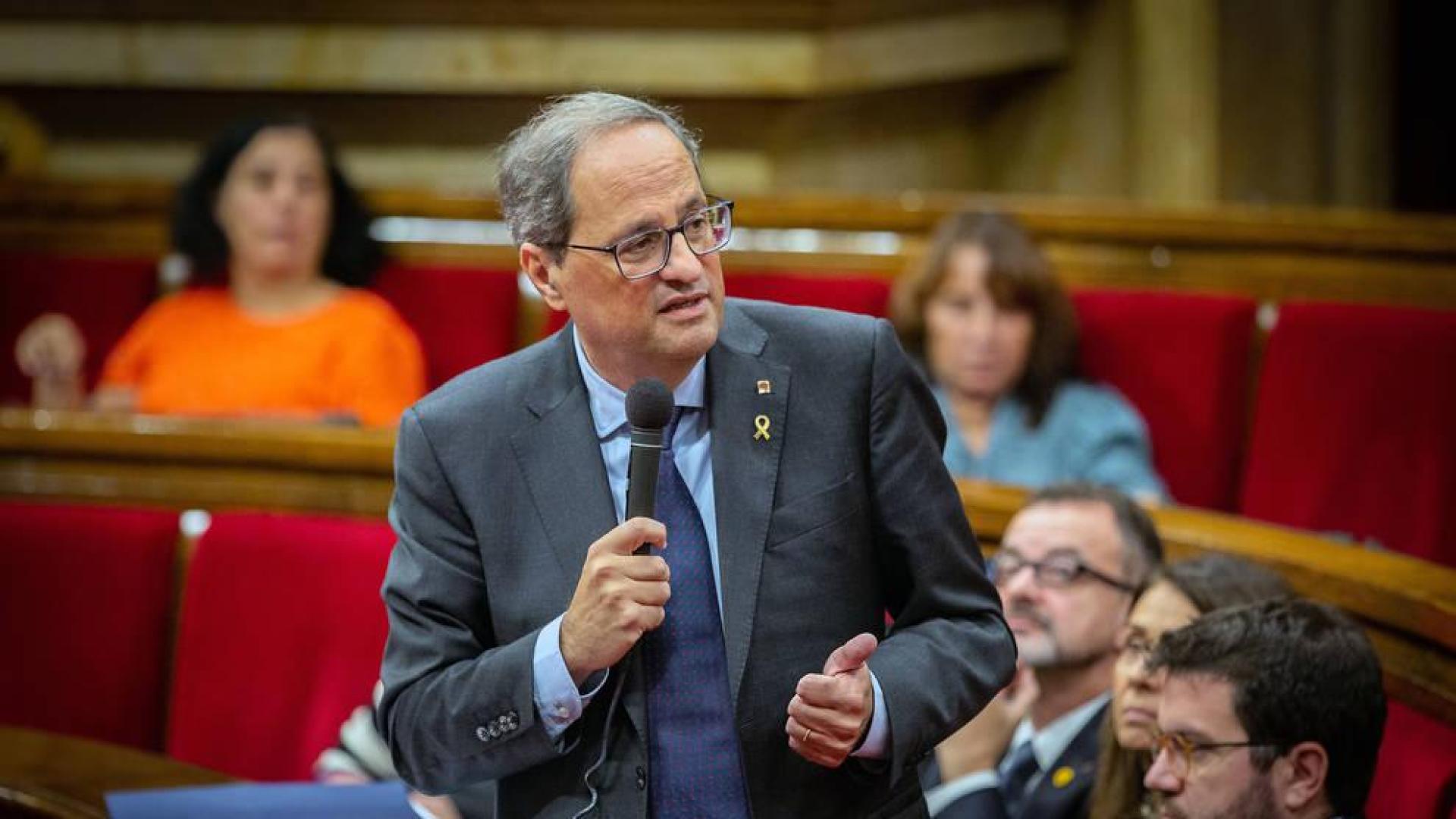 Torra critica a la Policía e Iceta le recuerda que él es el último responsable policial
