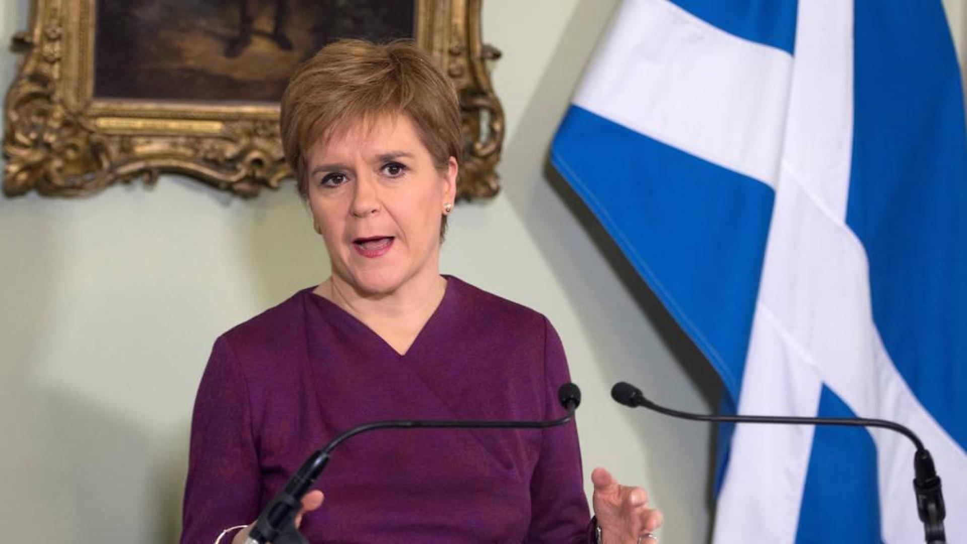 La ministra principal de Escocia, la nacionalista Nicola Sturgeon.