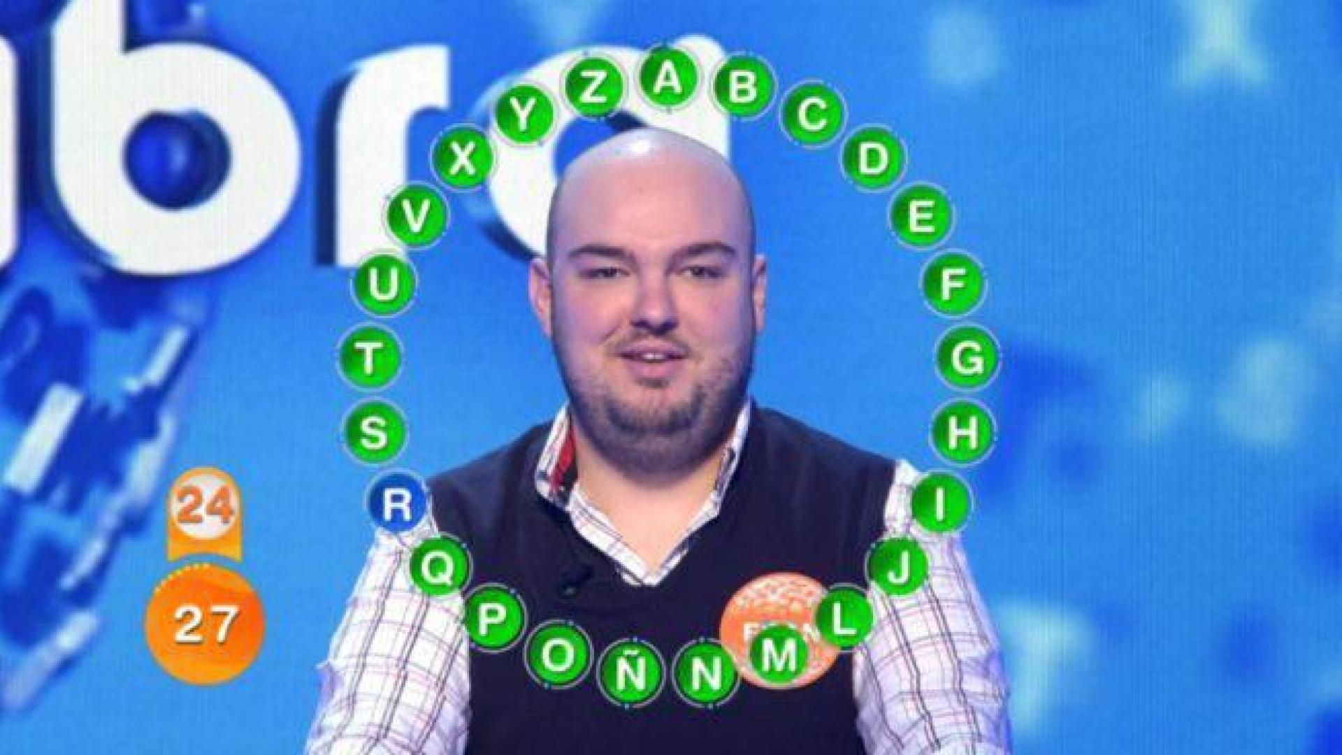 Fran González se lleva 1.542.000 euros,el tercer bote más alto de Pasapalabra