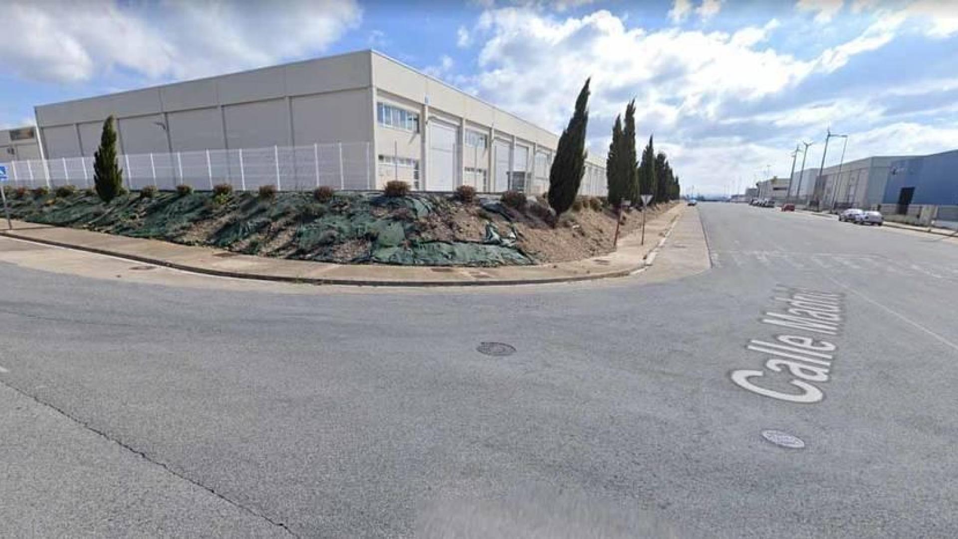 Accidente en el polígono Las Labradas de Tudela, con dos personas heridas.