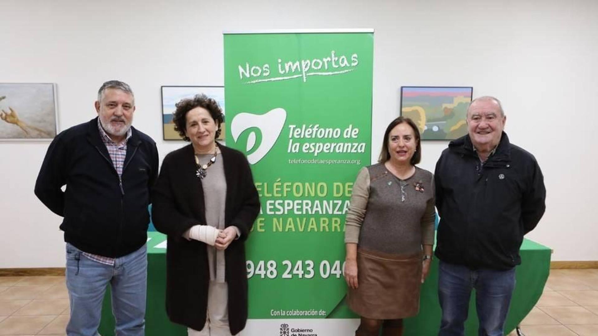 12.230 personas contactan con el Teléfono de la Esperanza de Navarra en 2019