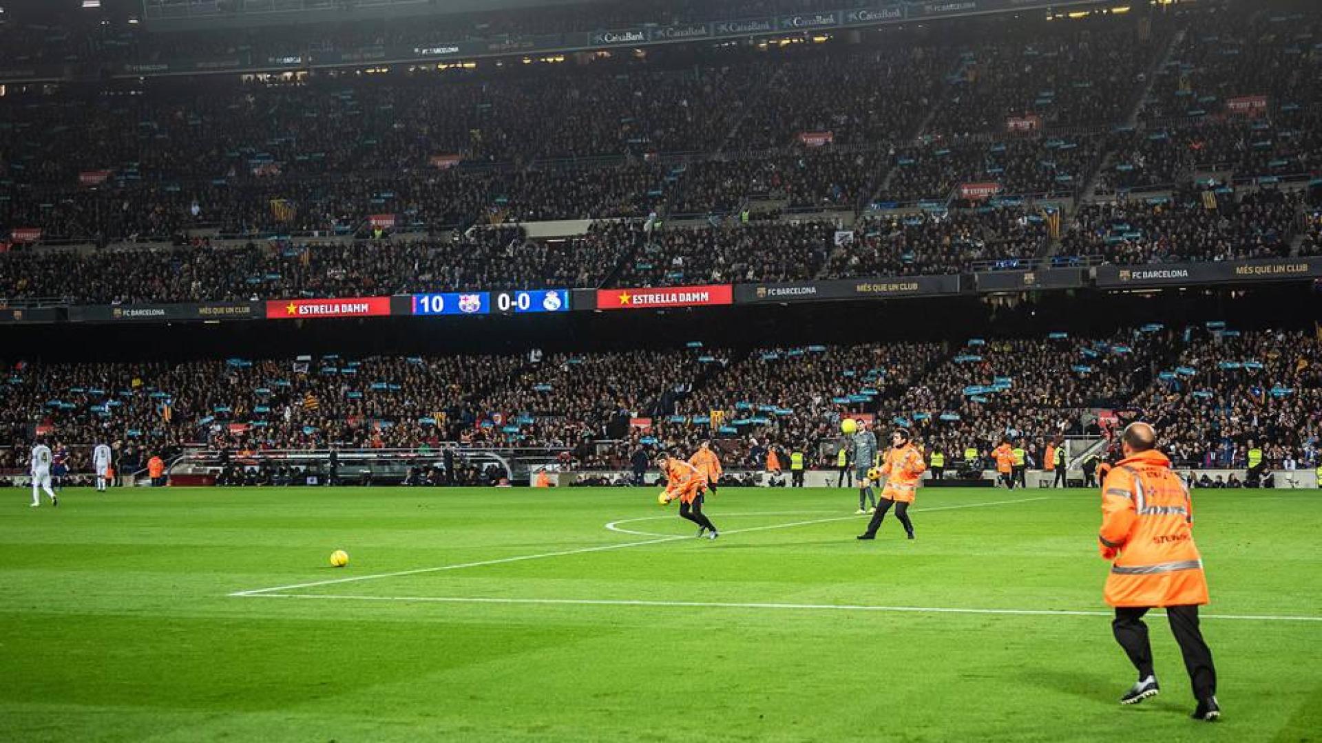 Multa al Barça por los incidentes del Clásico