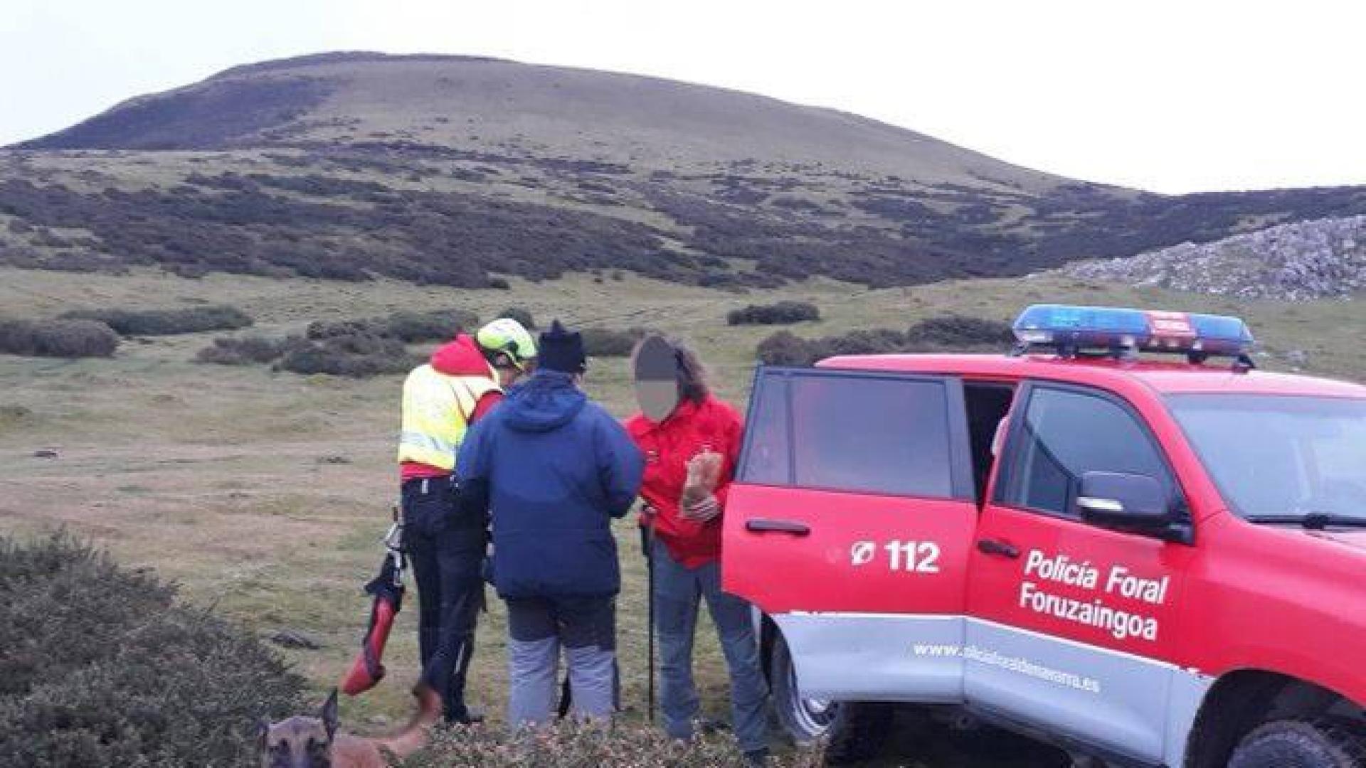 Localizan en buen estado al montañero desaparecido en la Sierra de Aralar
