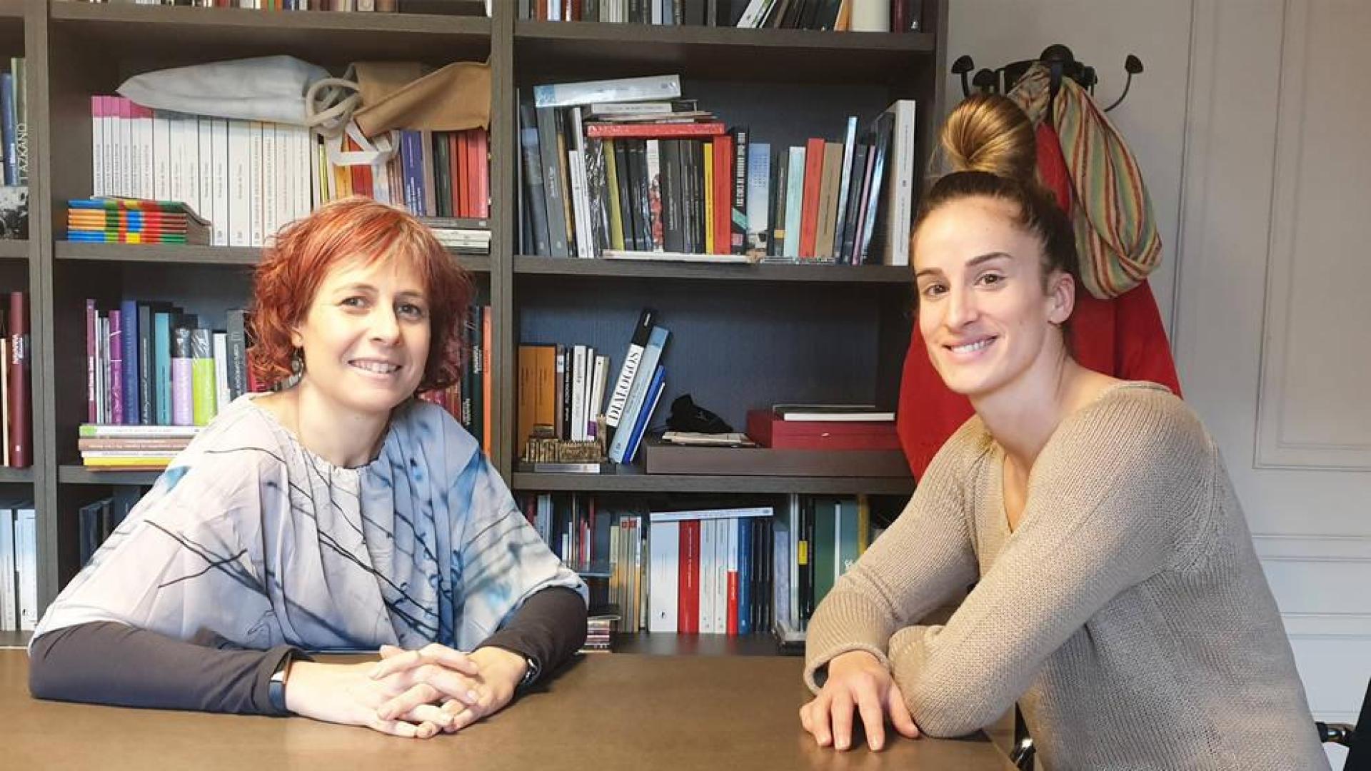 Felicitación del Ejecutivo foral a Nerea Pena tras el Mundial de balonmano