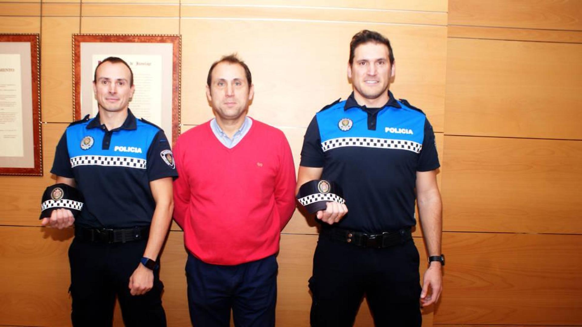 José Blas Jiménez, Alberto Añón y Óscar Mateo.