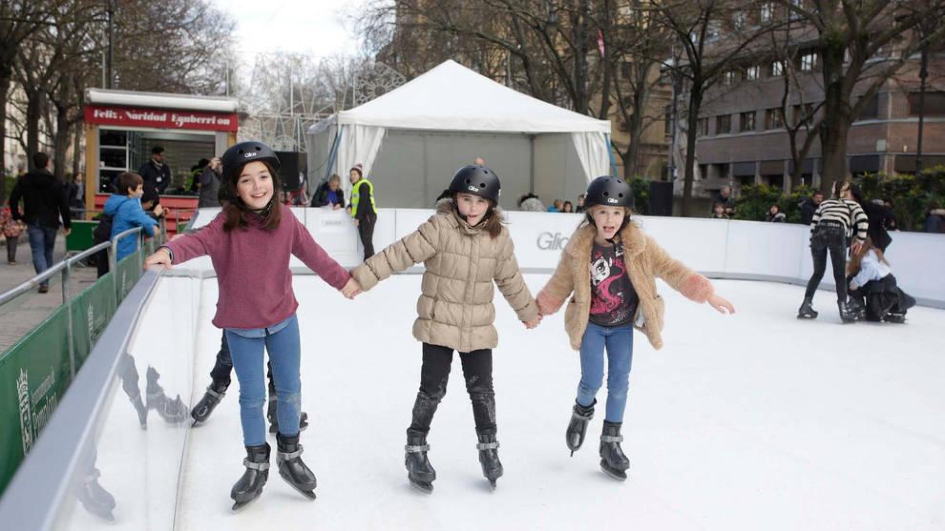 Hielo en el Paseo Sarasate a 10 grados