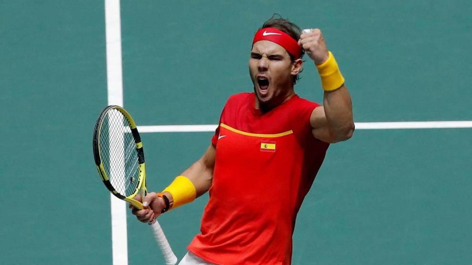 Imágenes del equipo español, campeón de la Copa Davis 2019.