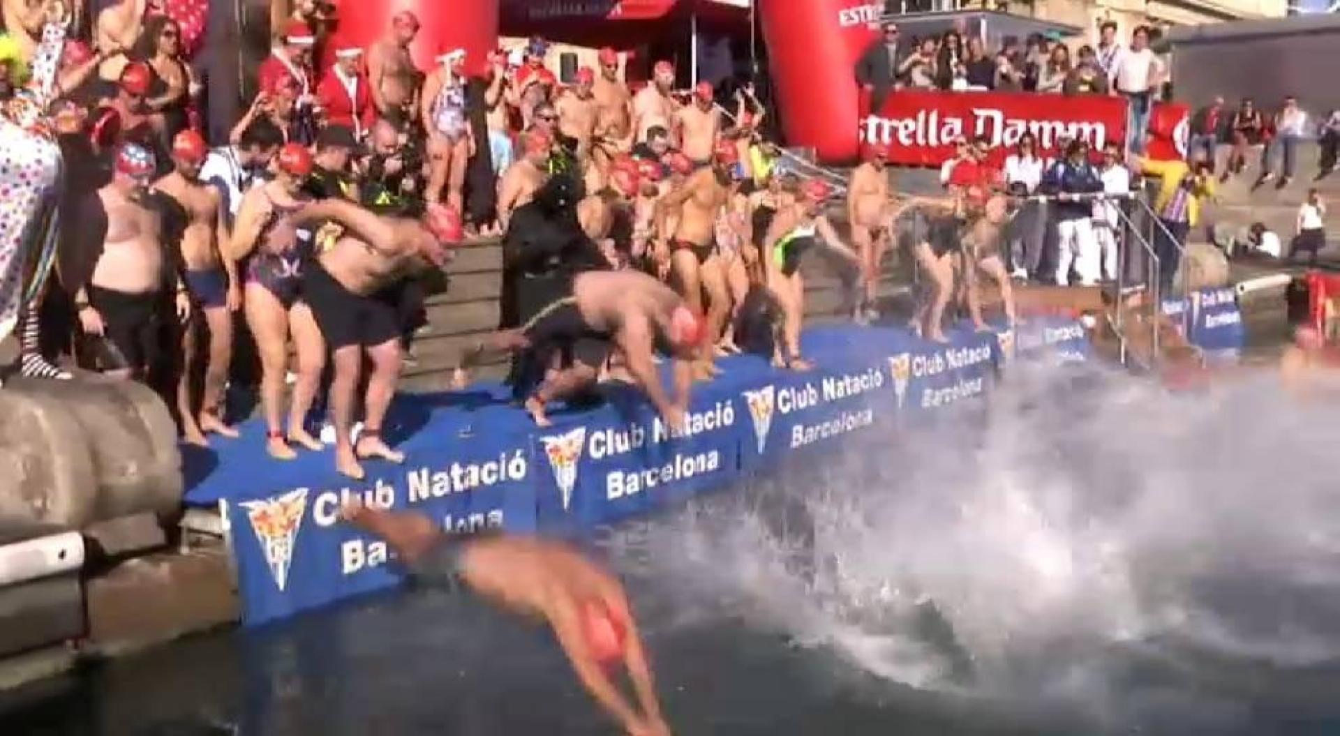 Chapuzones solidarios en Navidad