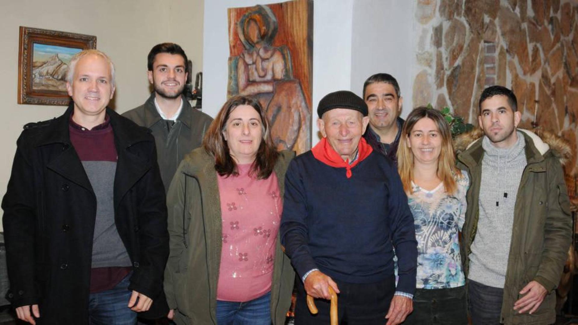 Caparroso homenajea a uno de sus vecinos más longevos, José Araiz