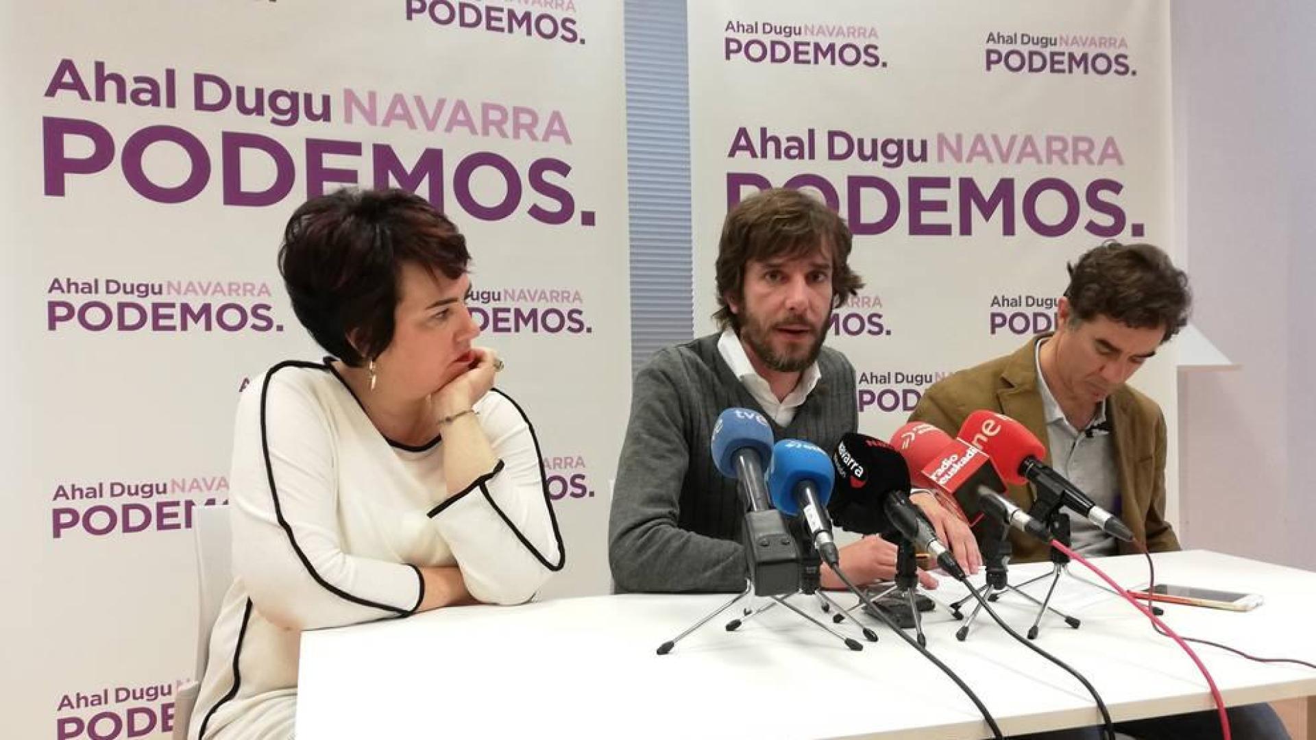 La militancia de Podemos apoya el acuerdo del Gobierno de coalición en Navarra