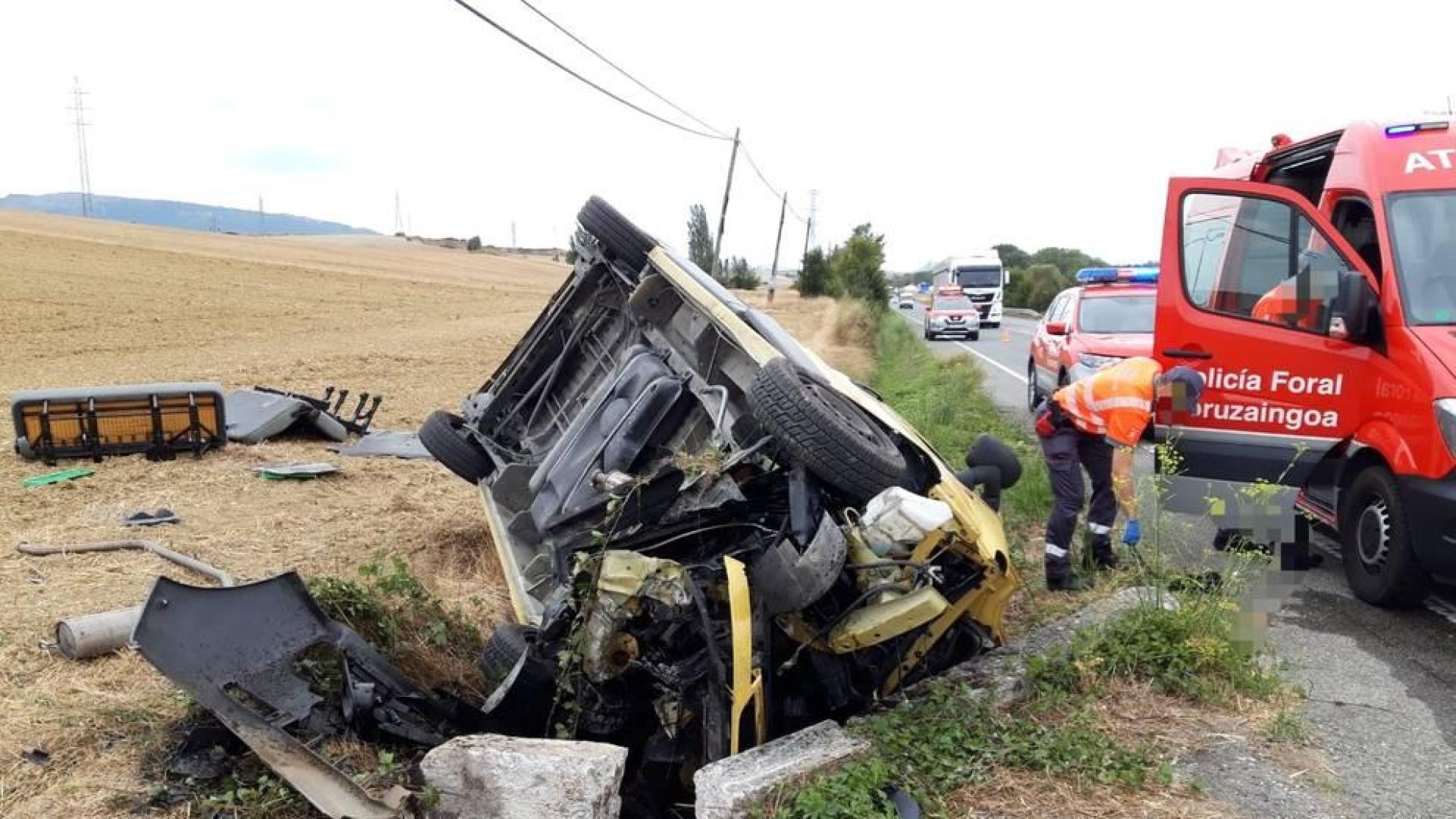 Accidente en el término de Olza en el que ha muerto una vecina de Huarte de 75 años