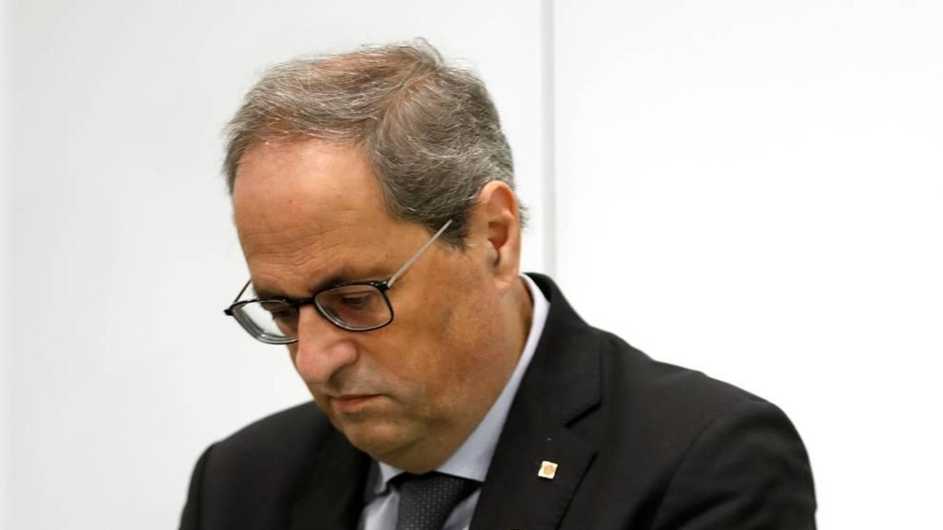 La Junta Electoral destituye a Quim Torra como presidente de la Generalitat