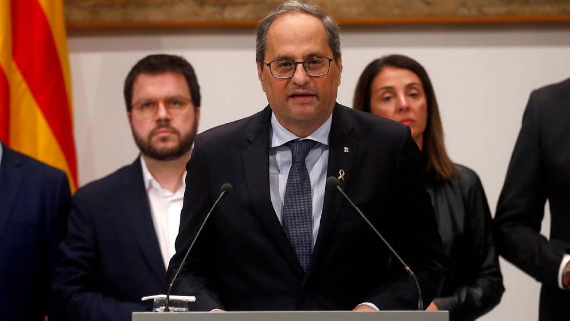 Torra pide un pleno del Parlament y dice que seguirá ejerciendo como presidente