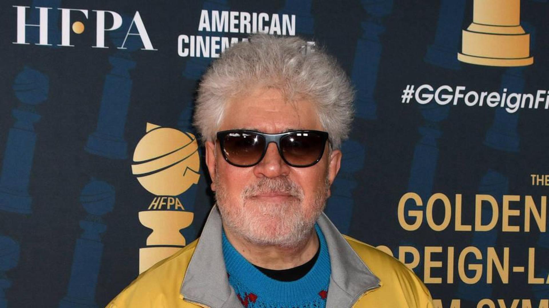 Pedro Almodóvar, en un evento de la Asociación de la Prensa Extranjera de Hollywood que cada año organiza los Globos de Oro