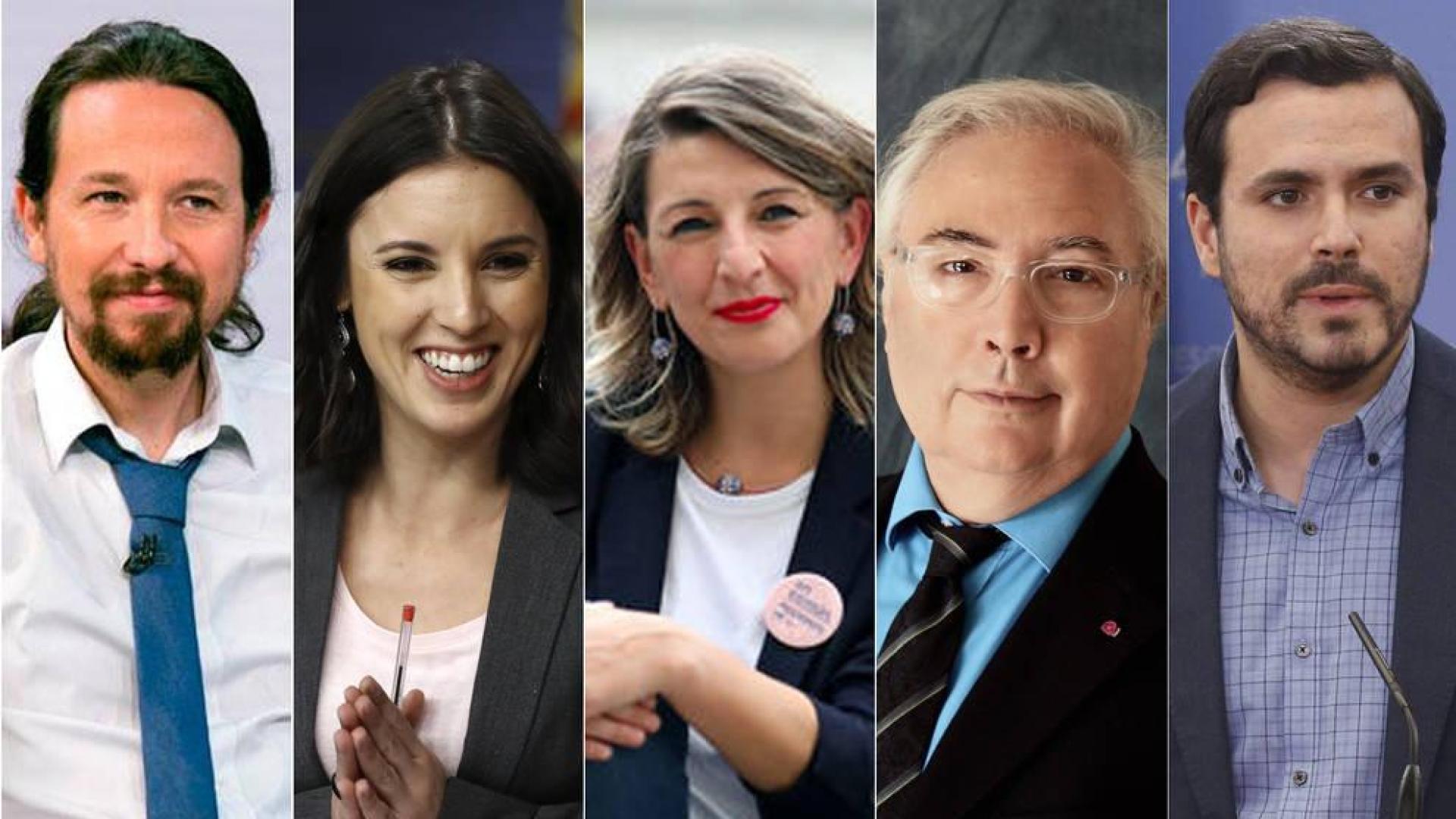 Unidas Podemos ya tiene sus ministros: Iglesias, Montero, Díaz, Castells y Garzón