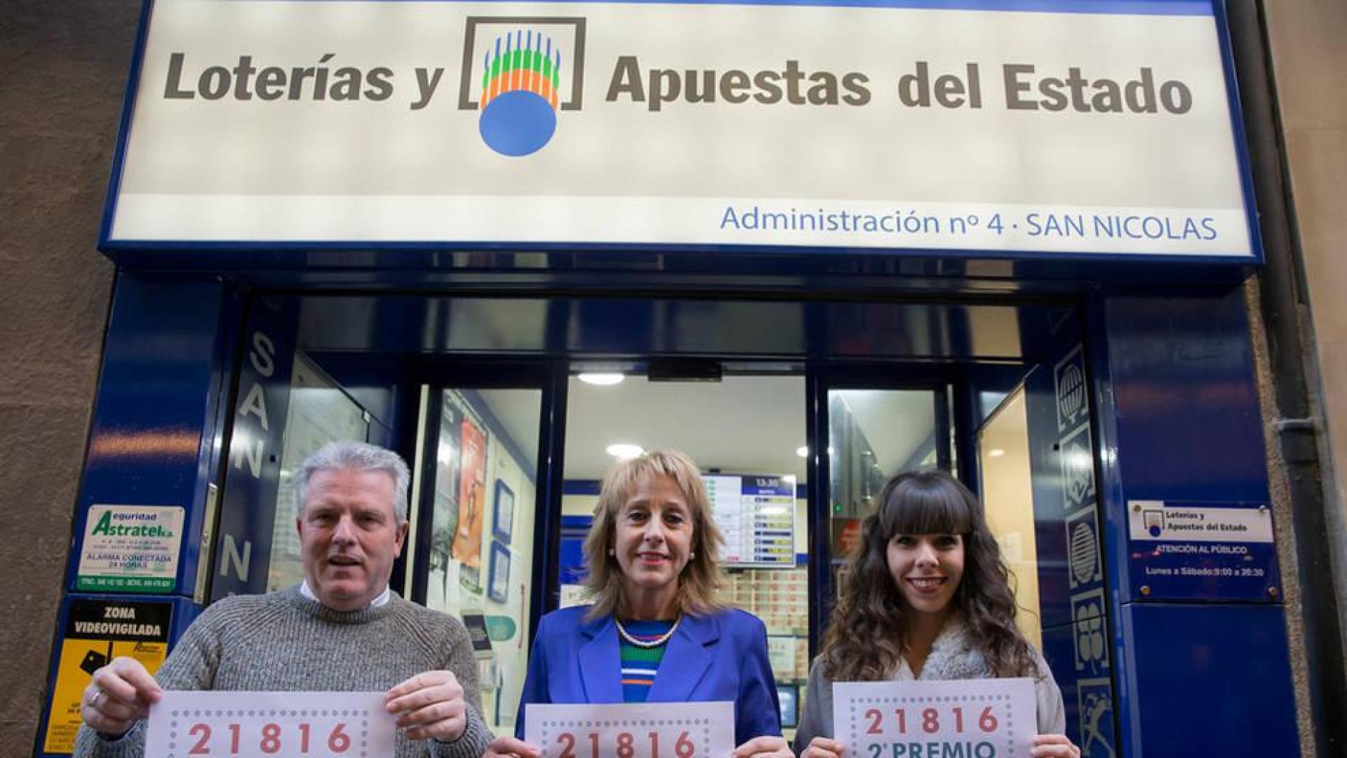 El segundo premio del Sorteo de El Niño deja 675.000 euros en Pamplona y Tudela