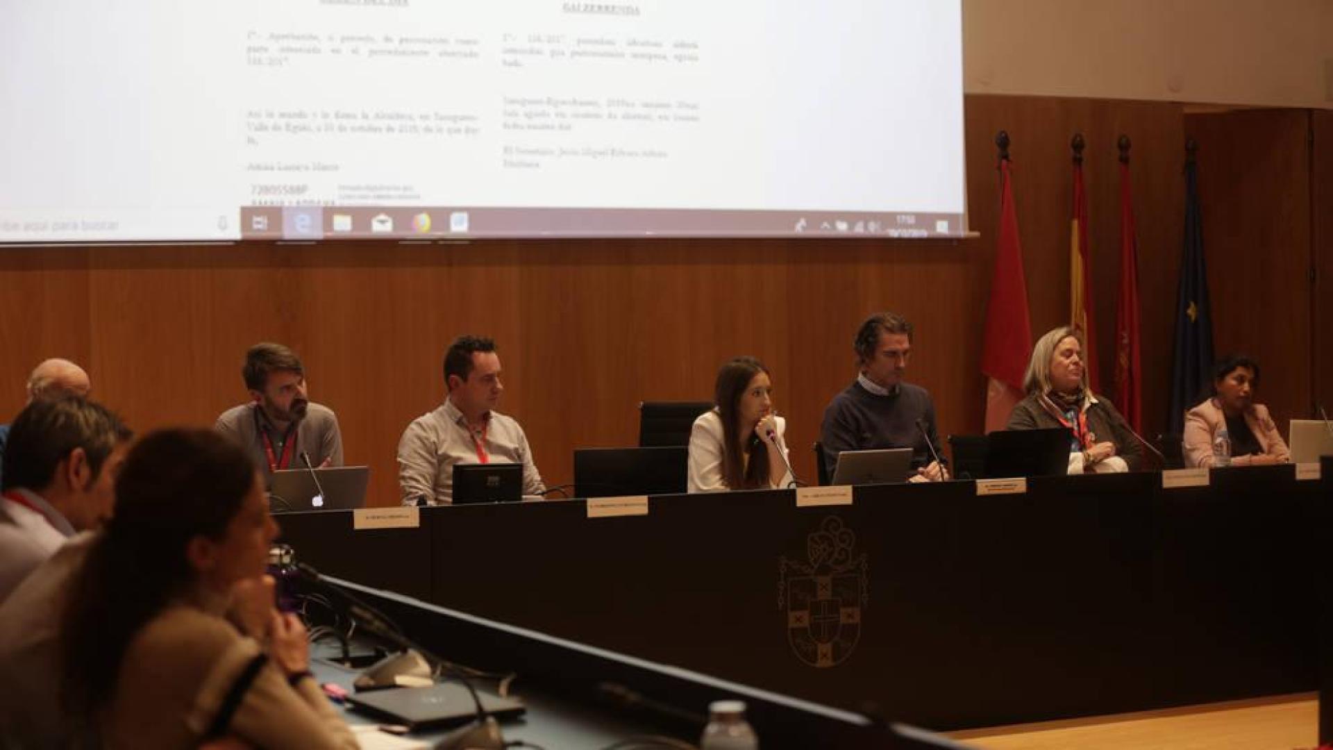 Imagen de archivo del pleno del Ayuntamiento de Valle de Egüés al inicio de este mandato municipal.